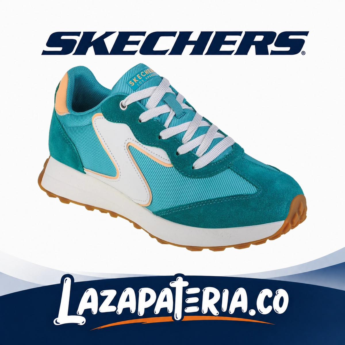 Tenis Skechers Gusto Verde para mujer