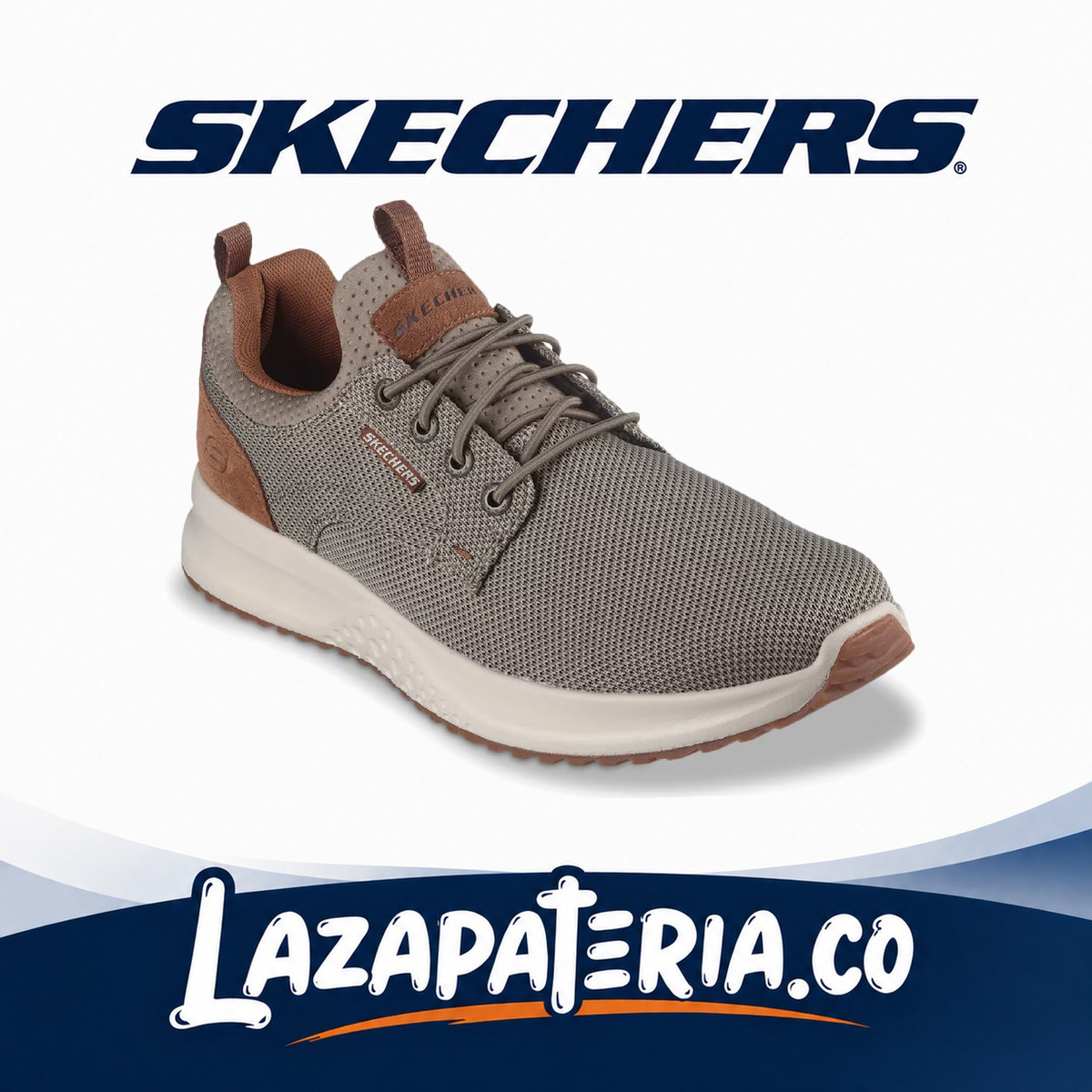 Zapatos Skechers Relaxed Fit Beige para hombre