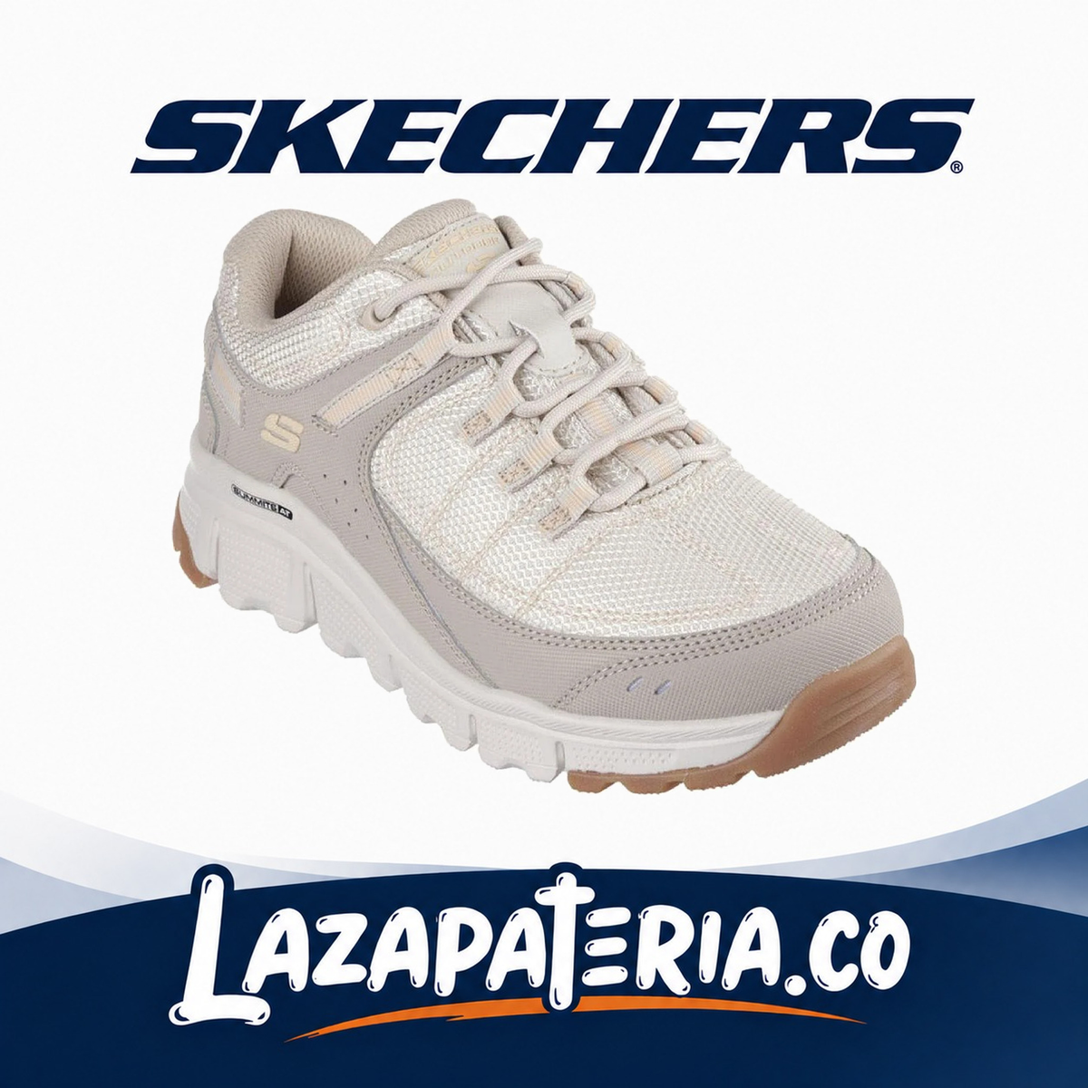 Tenis Skechers Summits AT Beige para mujer