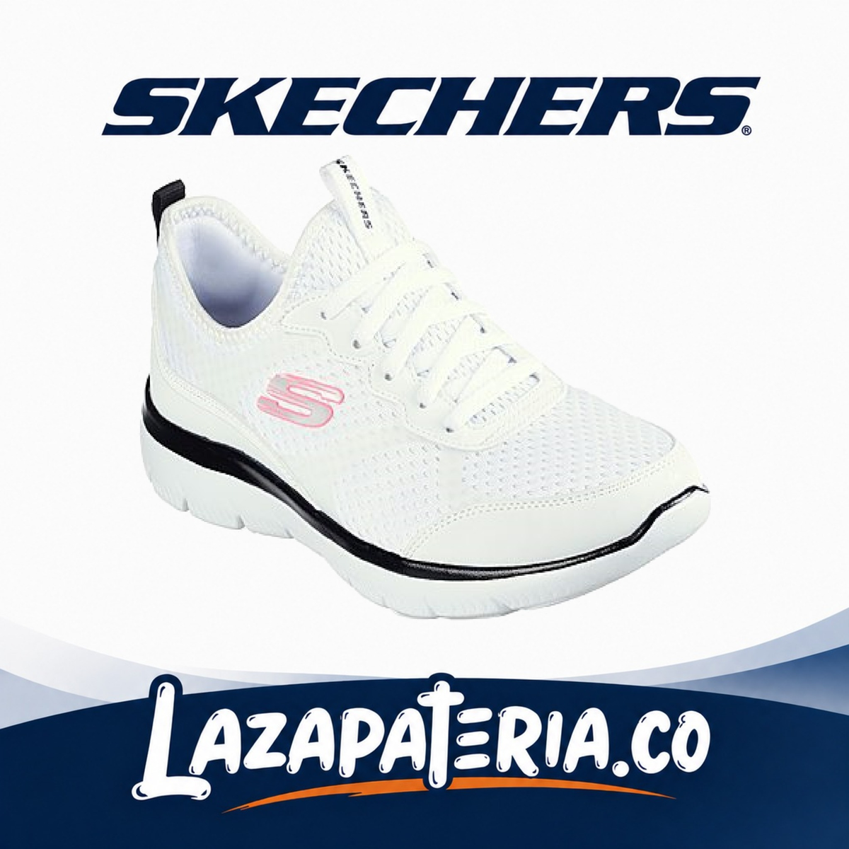 Tenis Skechers Summits Blanco para mujer