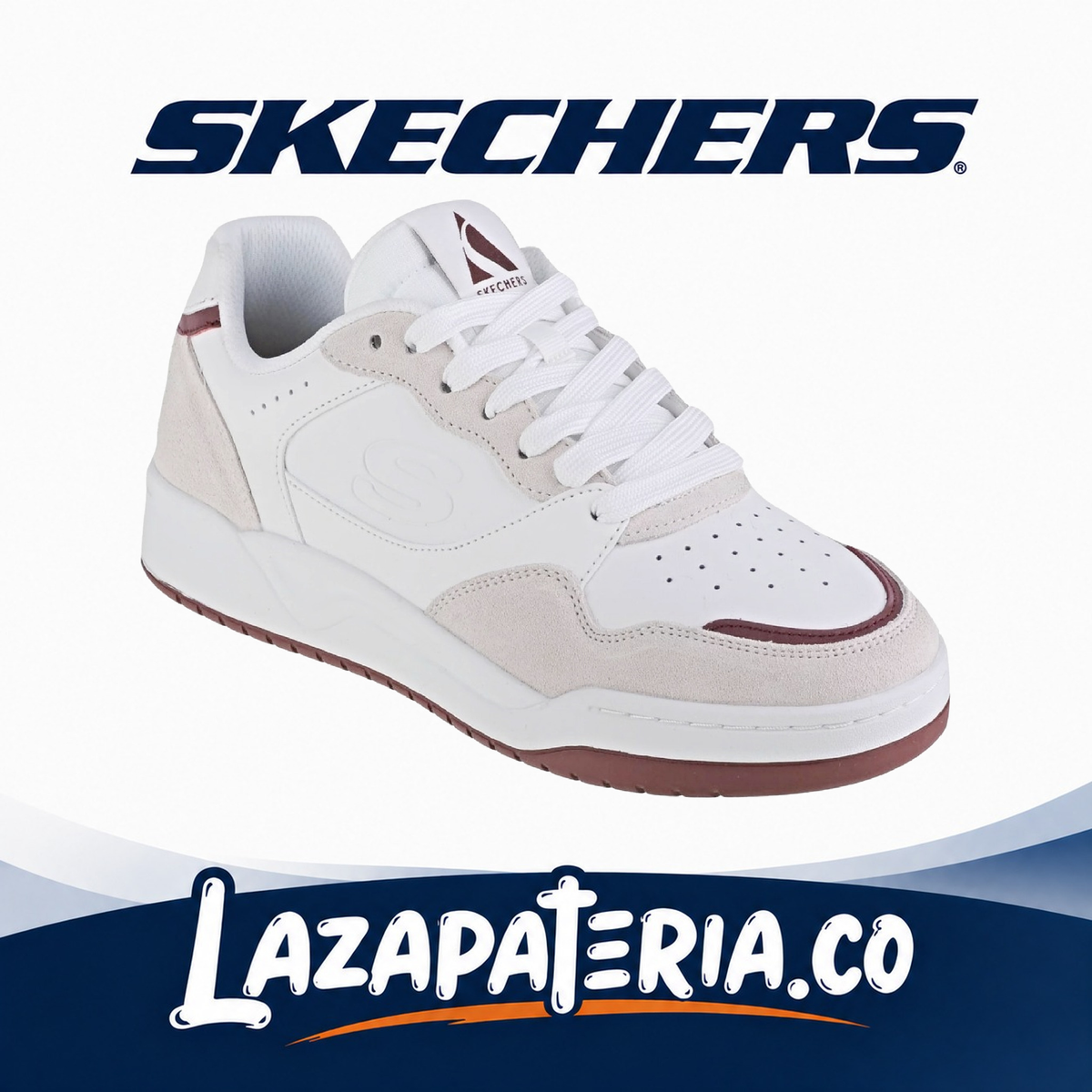 Tenis Skechers Koopa Blanco para hombre
