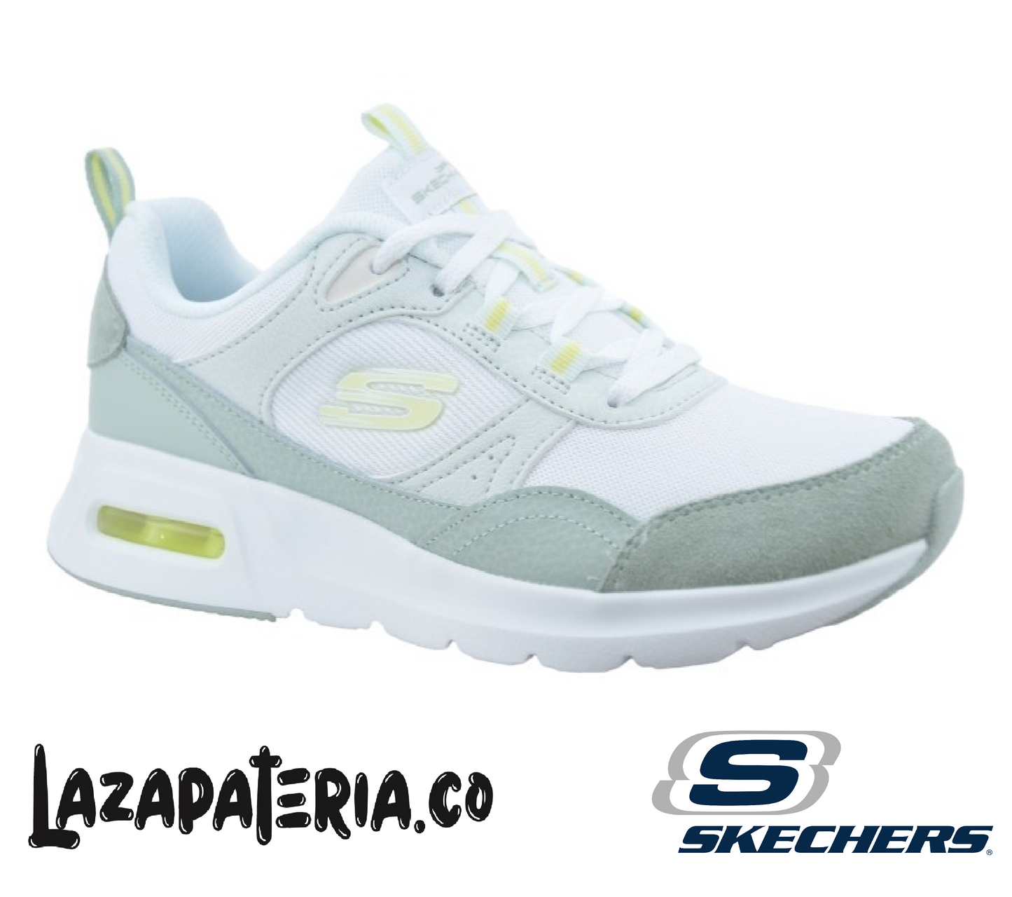 Tenis Skechers Skech-Air Court Blanco para mujer