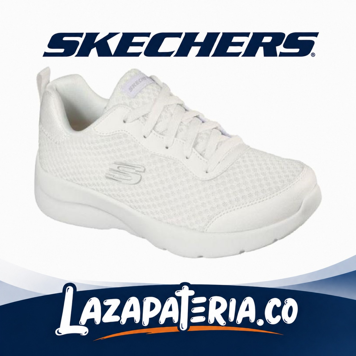 Tenis Skechers Dynamight Blanco para mujer