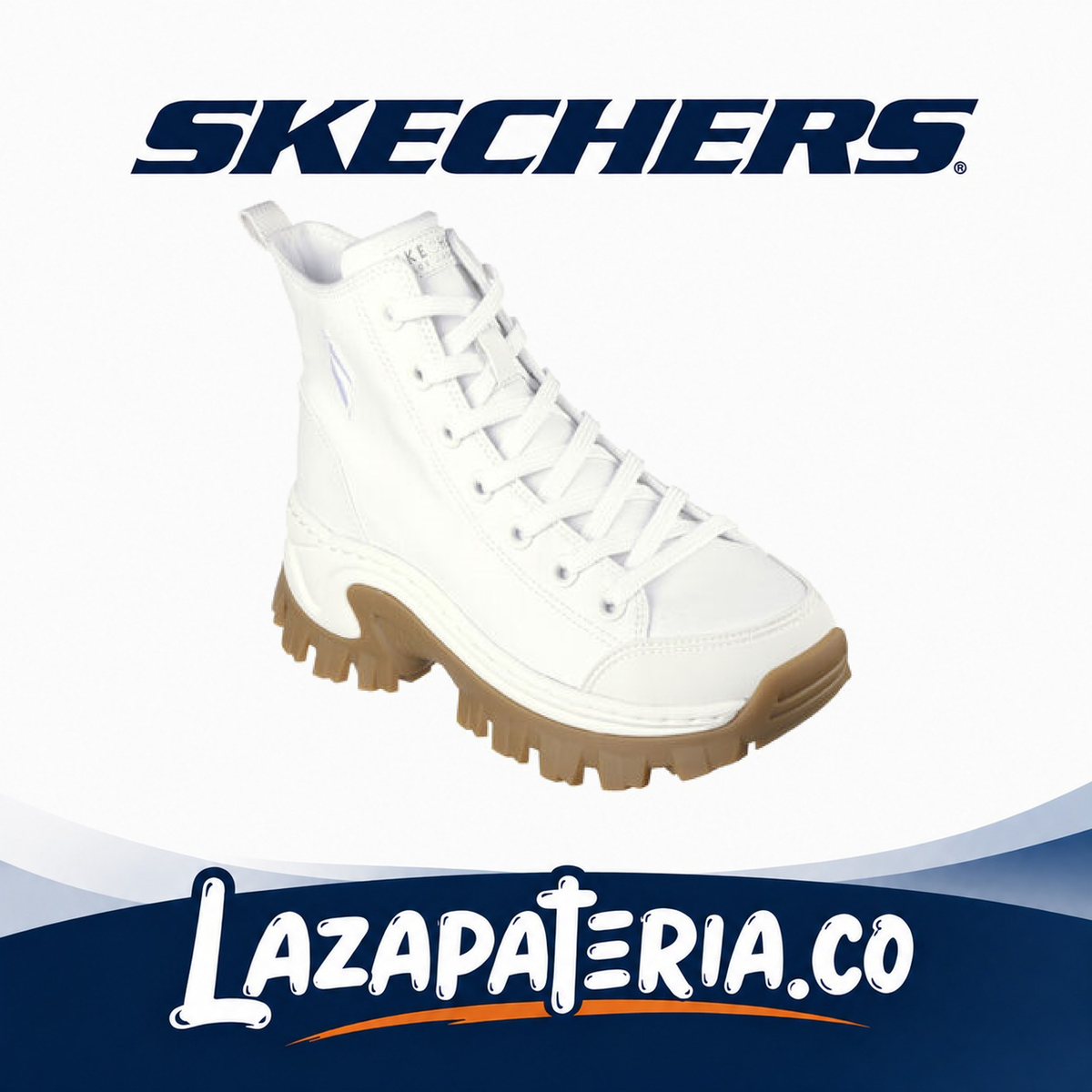 Botas Skechers Hi Ryze Blanco para mujer