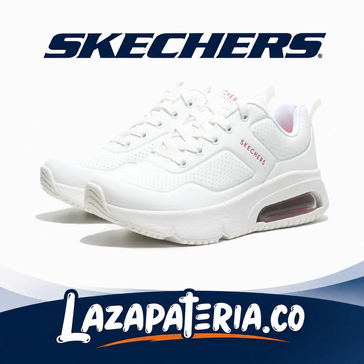Tenis Skechers UNO Evolve Blanco para mujer, vista 2
