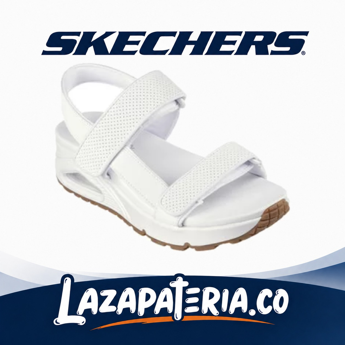 Sandalias Skechers UNO Blanco para mujer