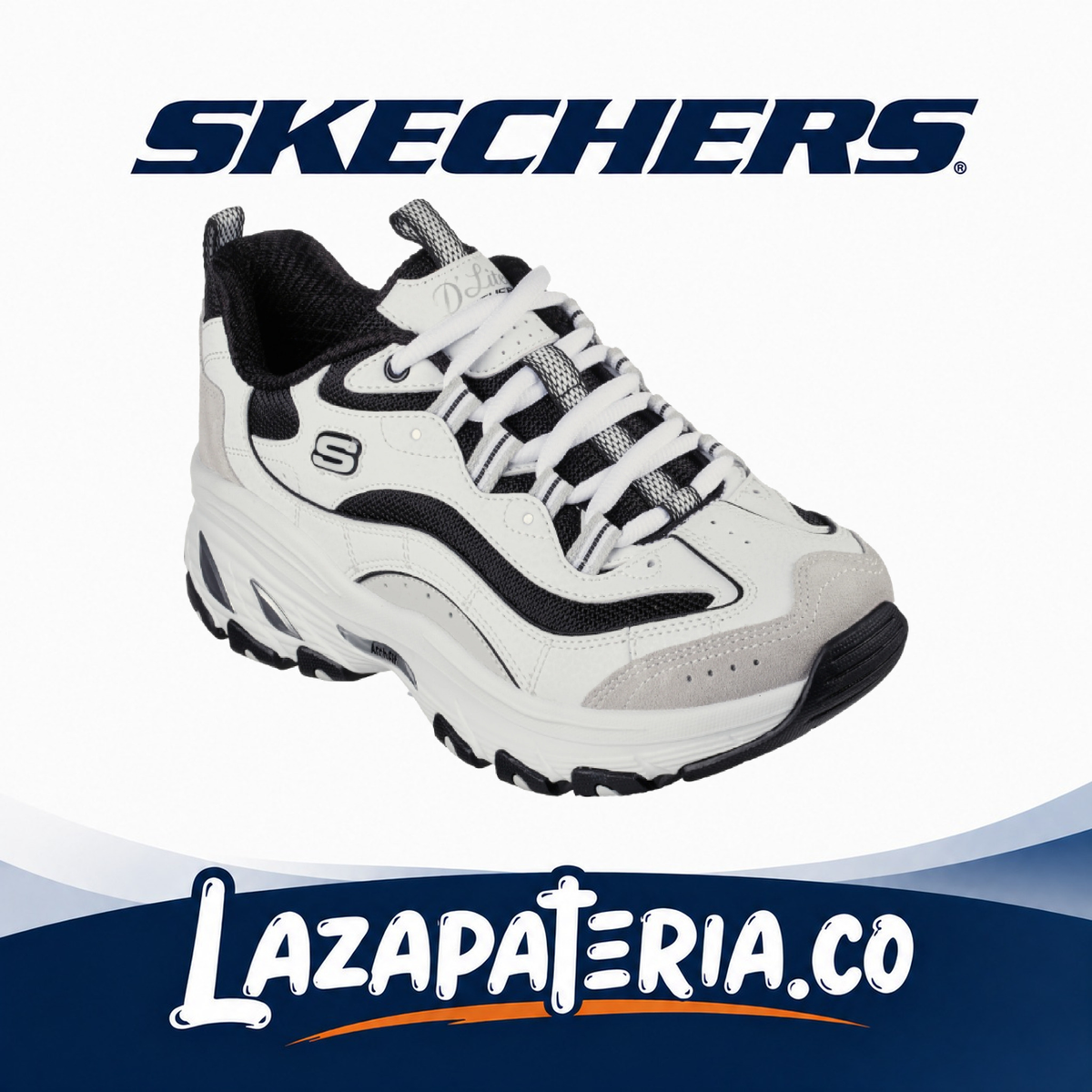 Tenis Skechers Arch Fit Blanco para mujer