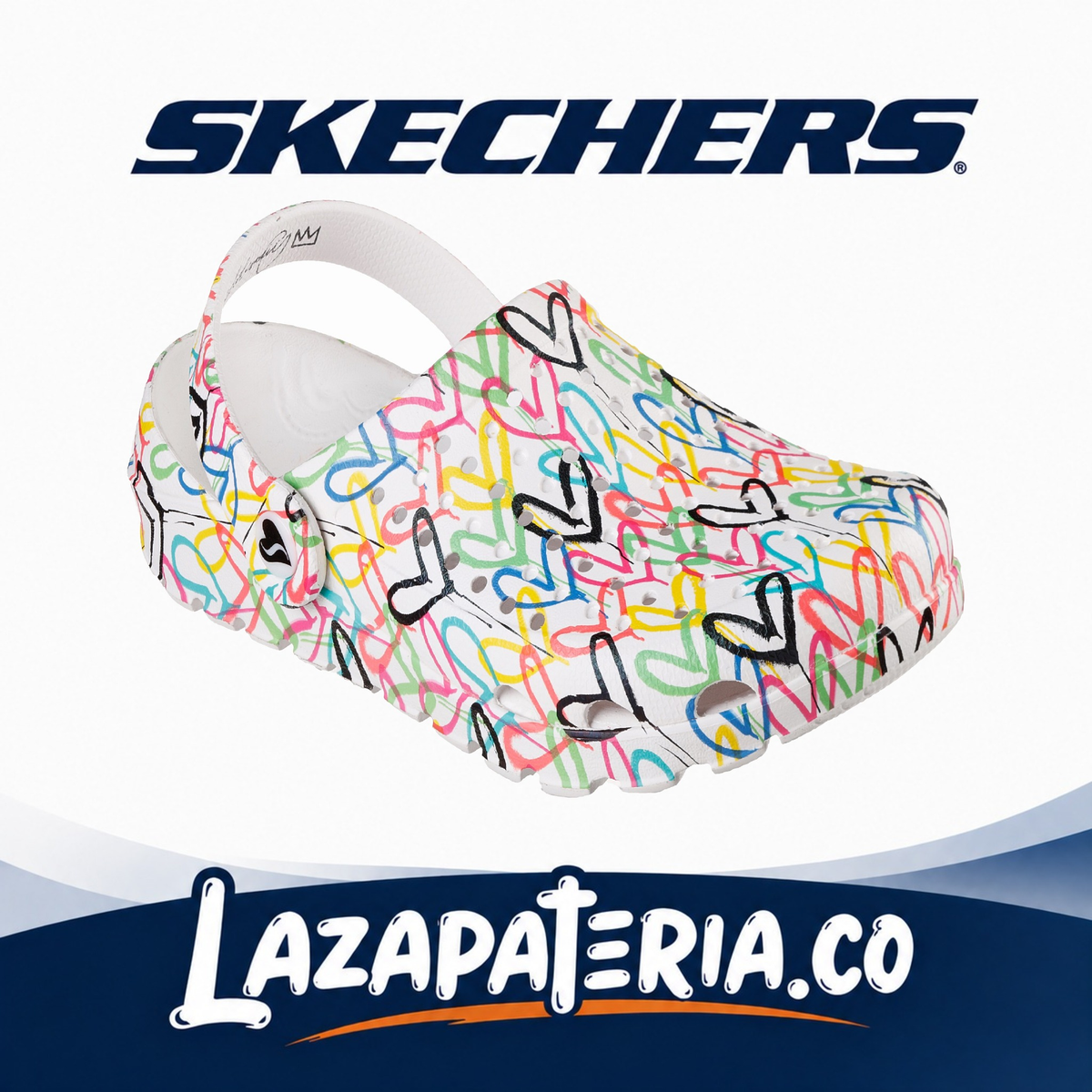 Chanclas Skechers Footsteps Blanco para mujer