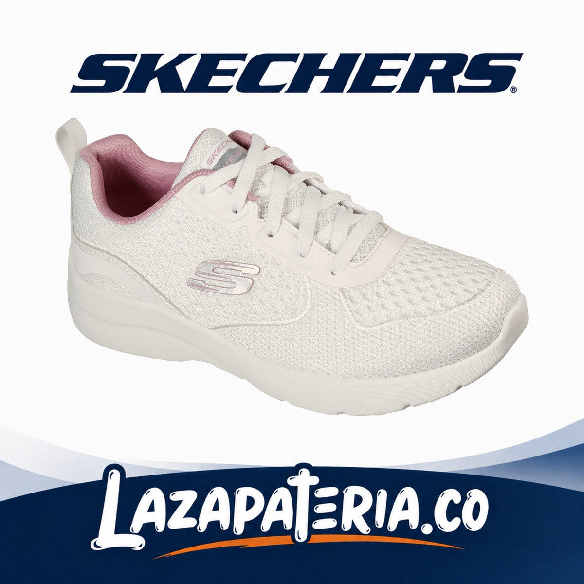 Tenis Skechers Dynamight Blanco para mujer