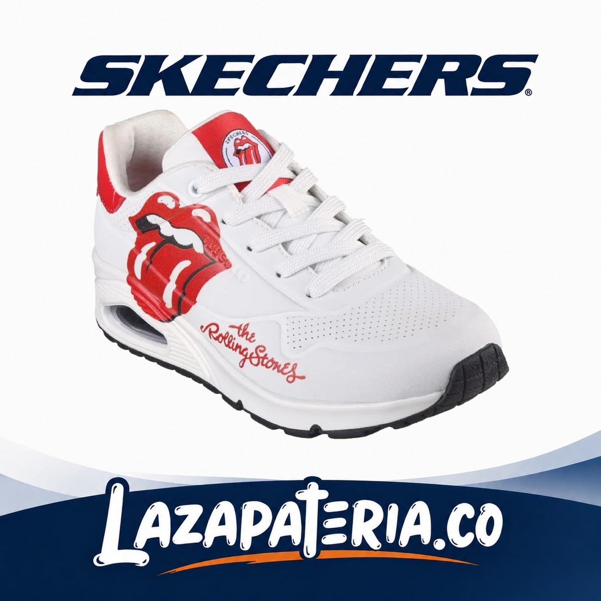 Tenis Skechers UNO Blanco para mujer