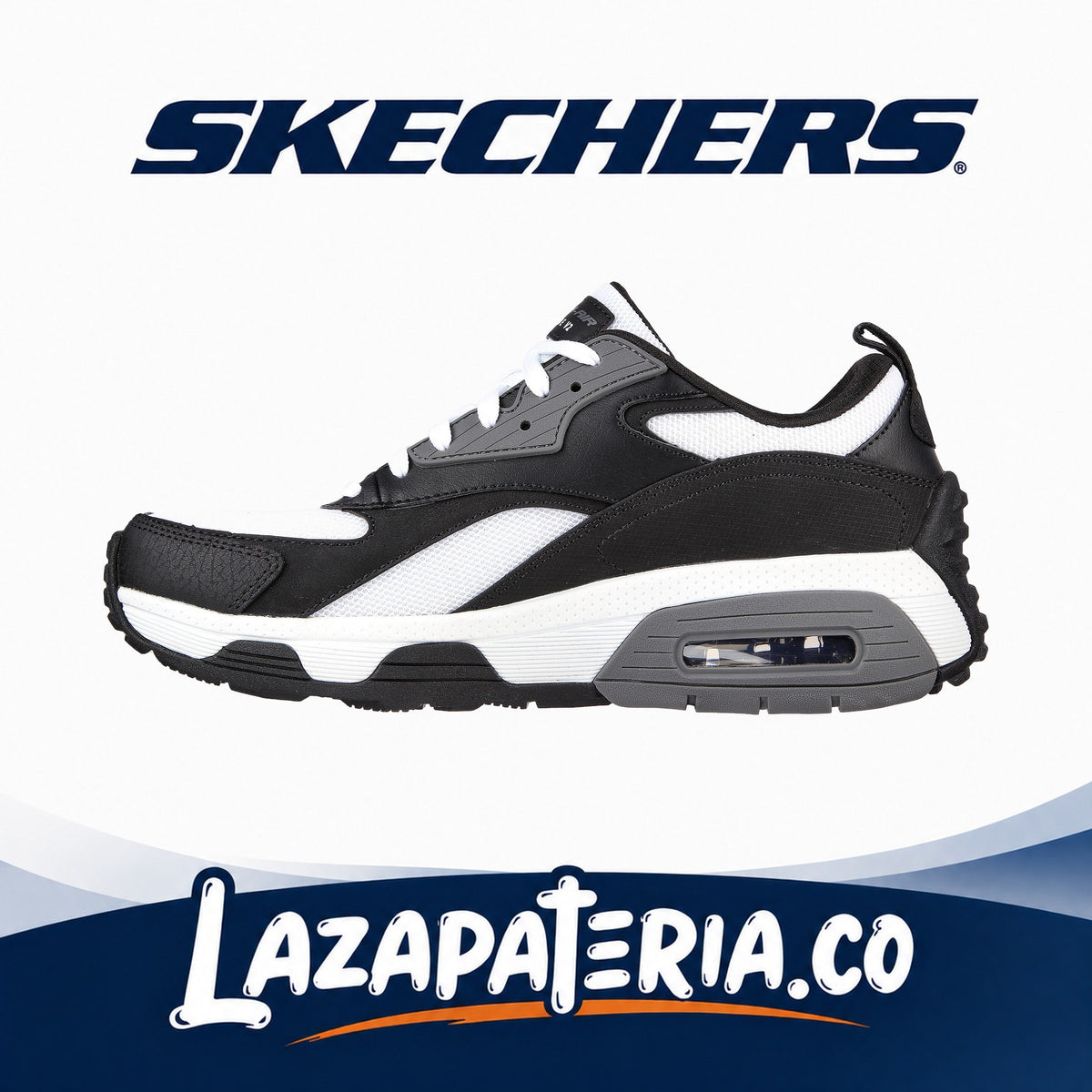 Tenis Skechers Skech-Air Extreme V2 Negro para hombre, vista 3