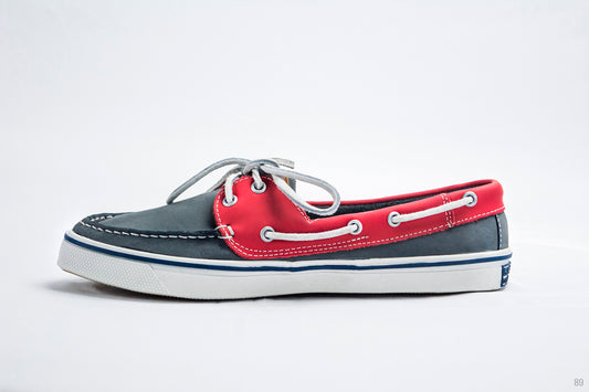 APACHES PLAYEROS HOMBRE CP89 CARNAZA GRIS X CUERO ROJO