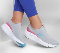 Tenis Skechers GOrun Elevate Gris para mujer, vista 2