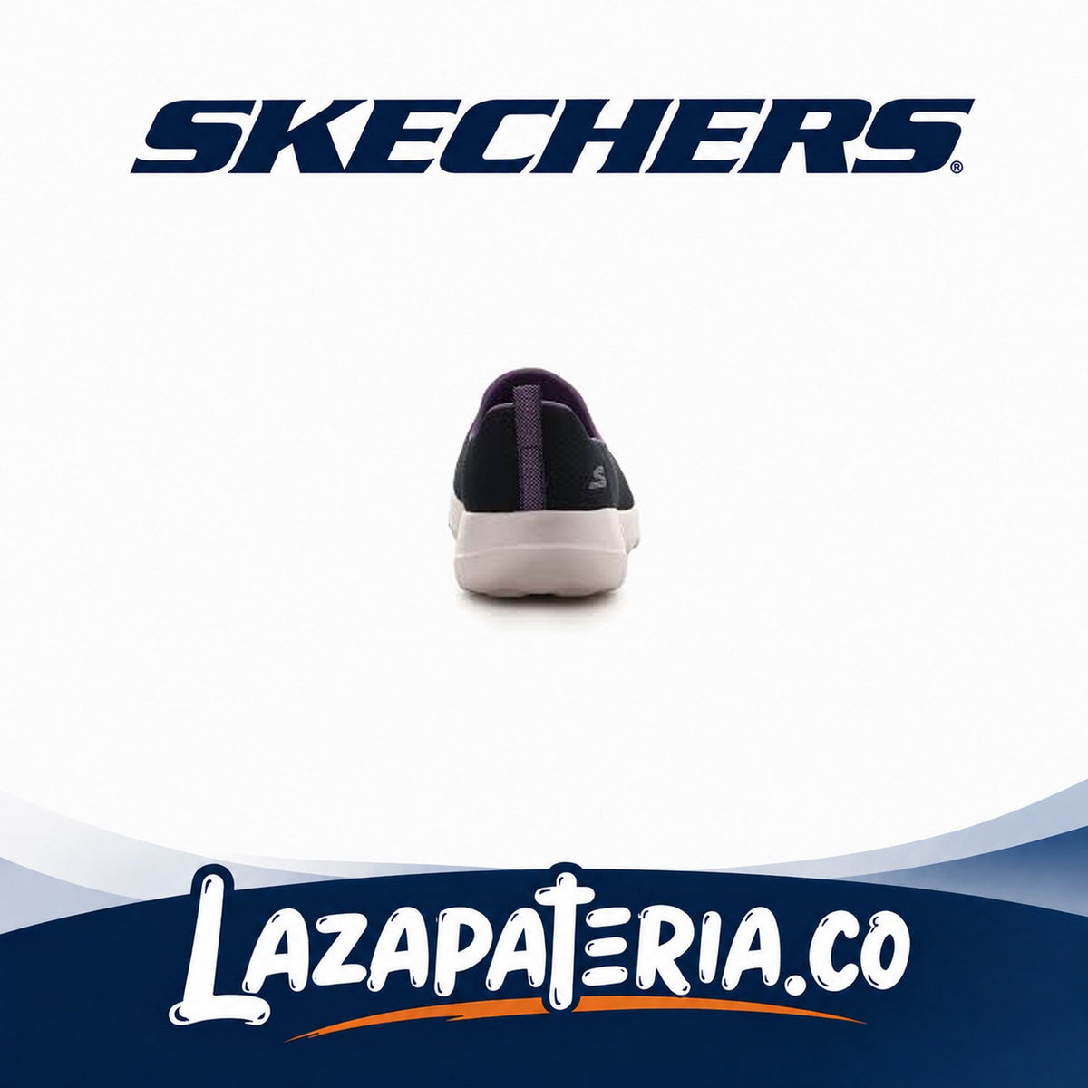 Baletas Skechers GO Walk Joy Azul Navy para mujer, vista 2