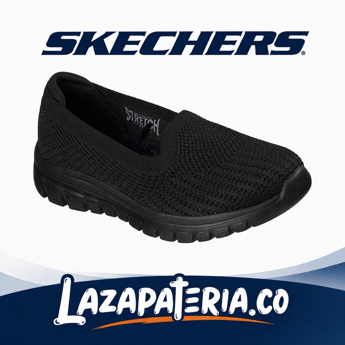 SKECHERS MUJER GRACEFUL NEGRO C10P0962BBK