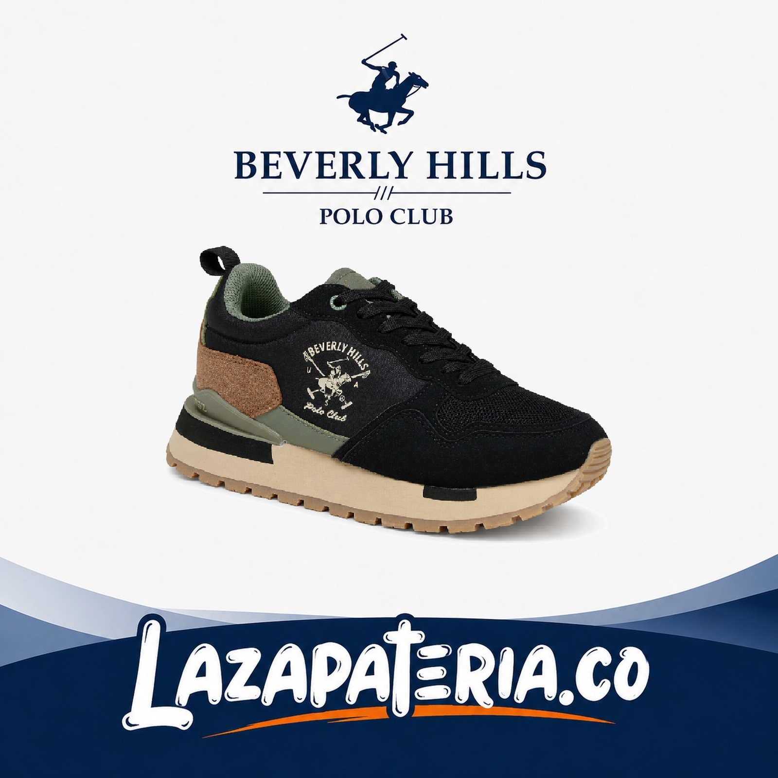 POLO HOMBRE NEGRO C10P3875