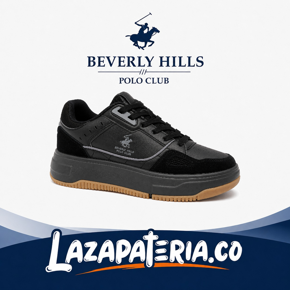 POLO HOMBRE NEGRO C10P3498