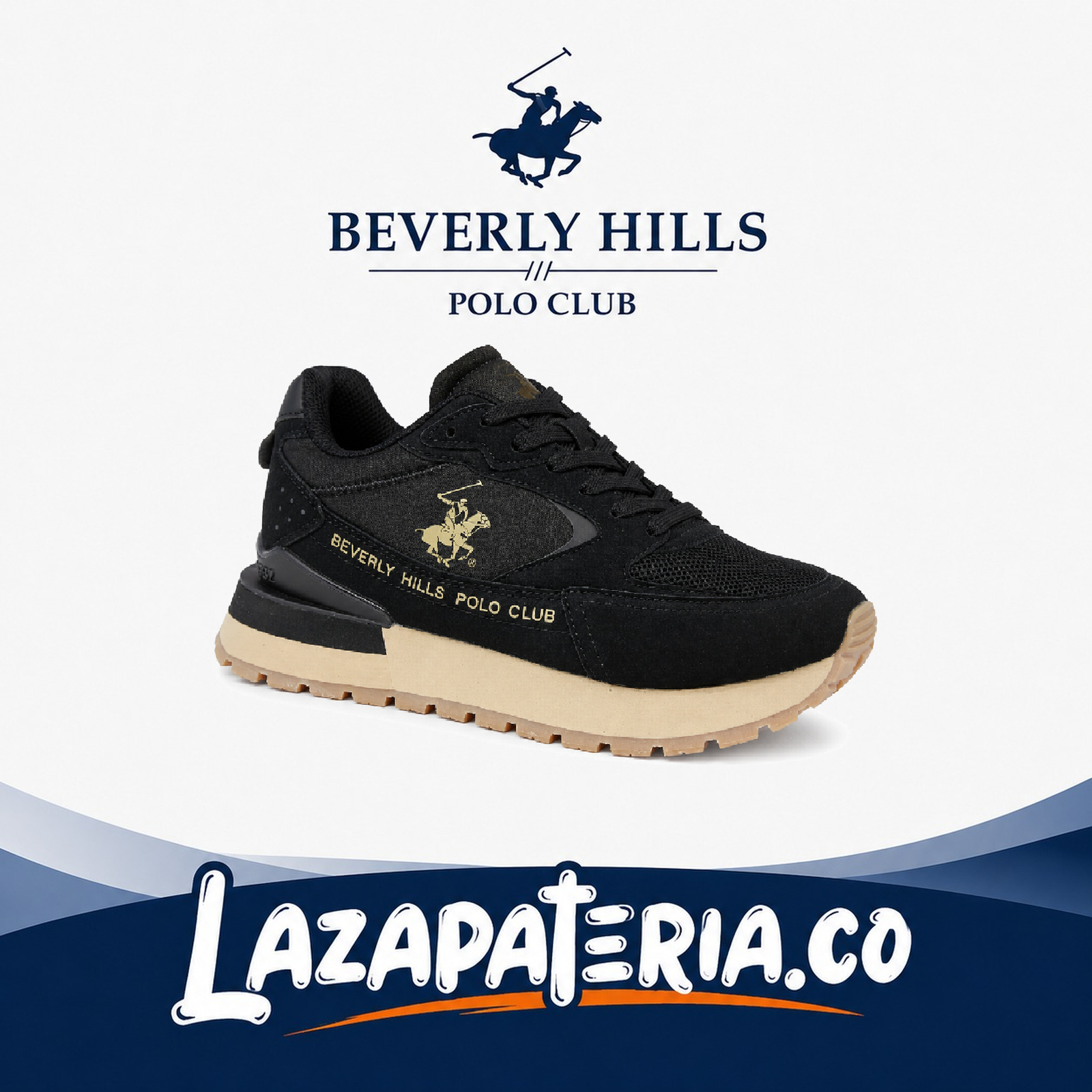 POLO HOMBRE NEGRO C10P3874