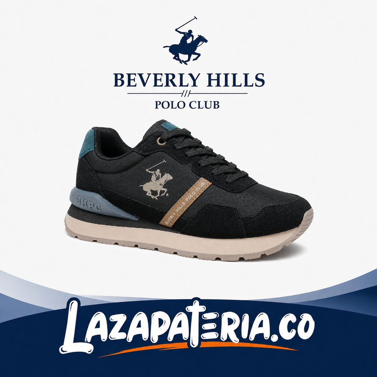 POLO HOMBRE NEGRO C10P3748