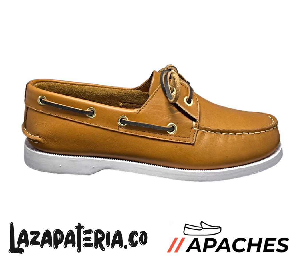 APACHES HOMBRE CP104 MIEL SUELA BLANCA