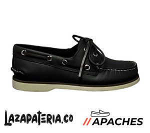 APACHES HOMBRE CP108 RELLY NEGRO SUELA HUESO