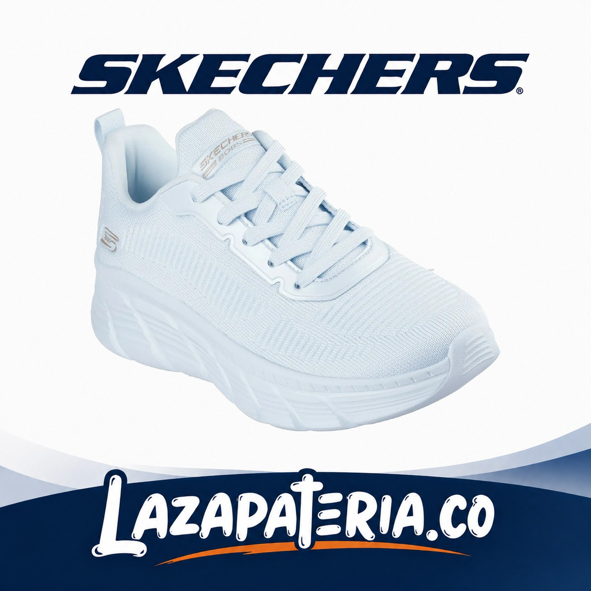 SKECHERS MUJER BOBS SPORT CELESTE C11P7385LTBL