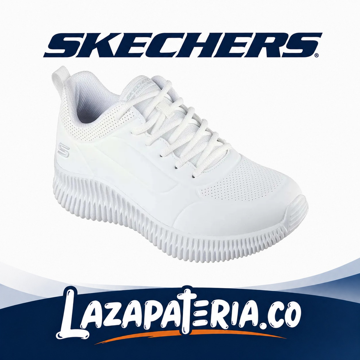 SKECHERS MUJER BOBS BLANCO C11P7426WHT
