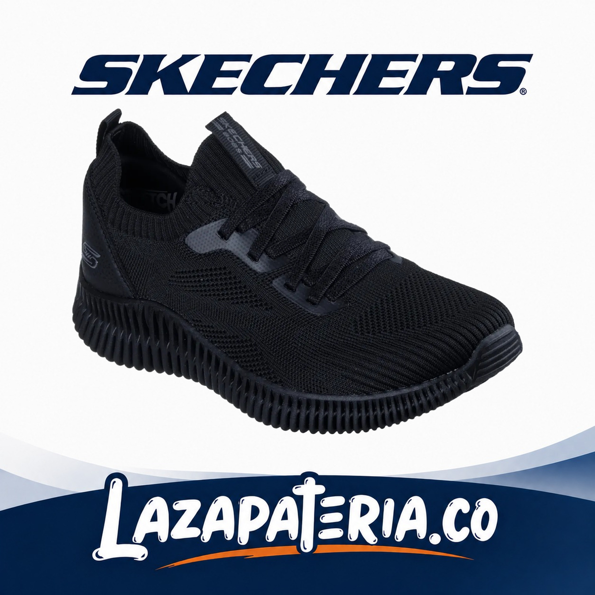 SKECHERS MUJER BOBS GEO LITE NEGRO C11P7427BBK
