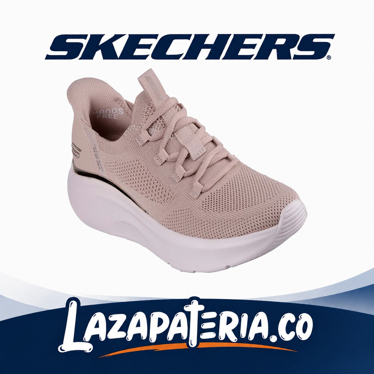 SKECHERS MUJER BOBS SPORT BEIGE C11P7617TPE