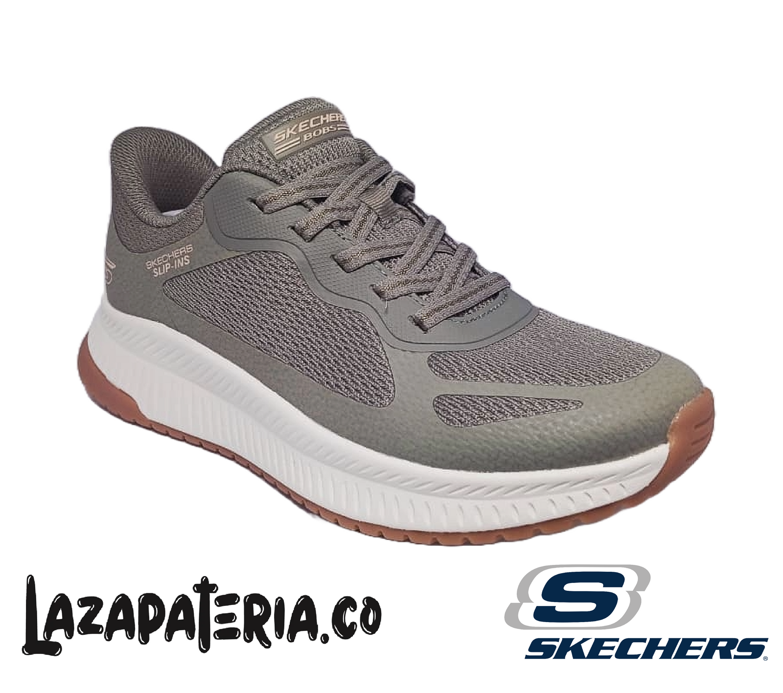 SKECHERS MUJER BOBS SQUAD 4 VERDE C11P7624GRN