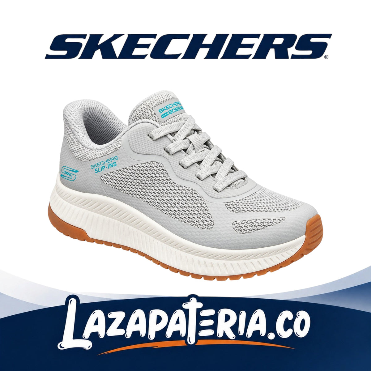 SKECHERS DAMA 117624 LTGY C11P7624LTGY