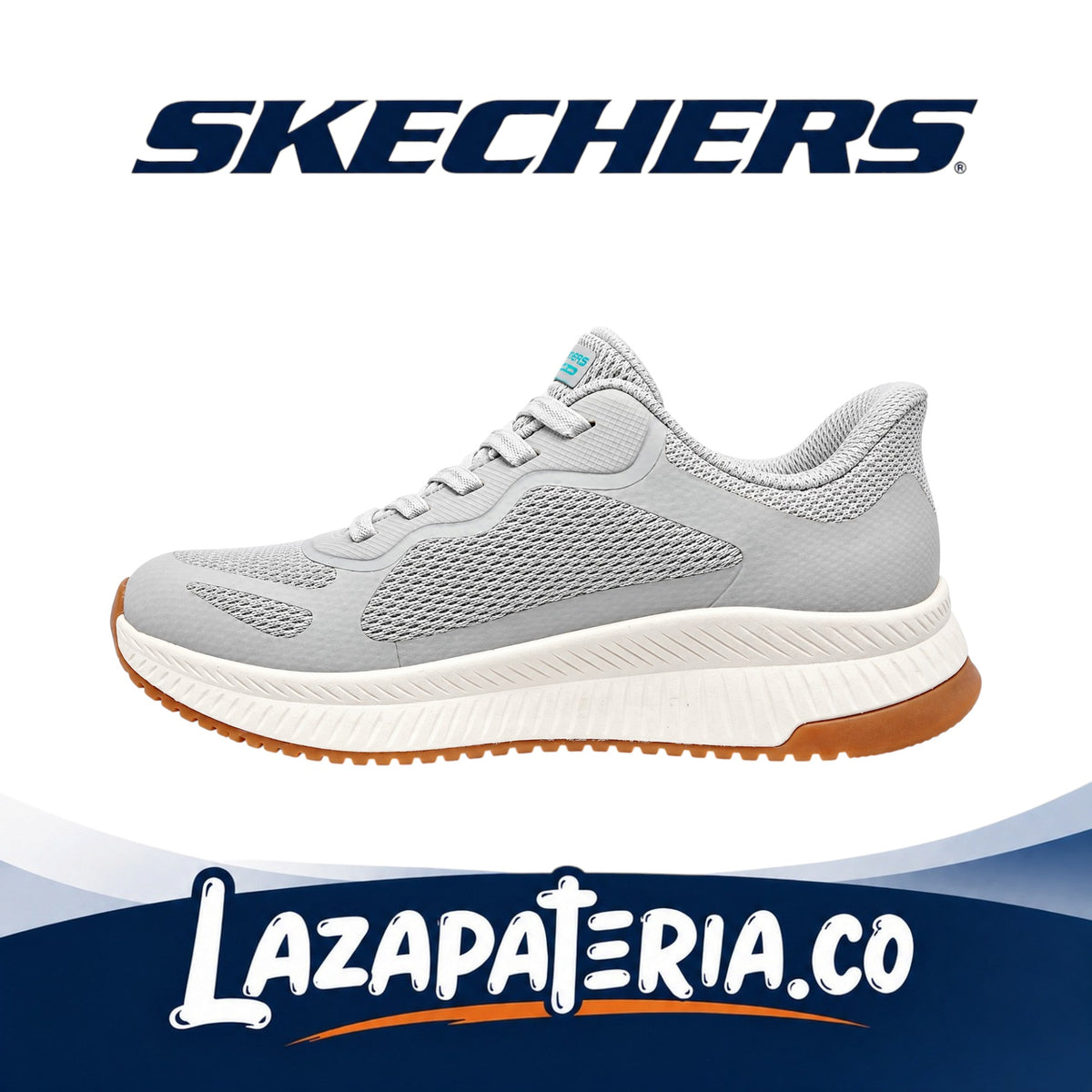 SKECHERS DAMA 117624 LTGY C11P7624LTGY
