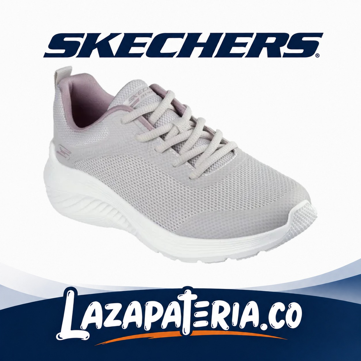 SKECHERS MUJER BOBS SQUAD BEIGE C11P7681NAT