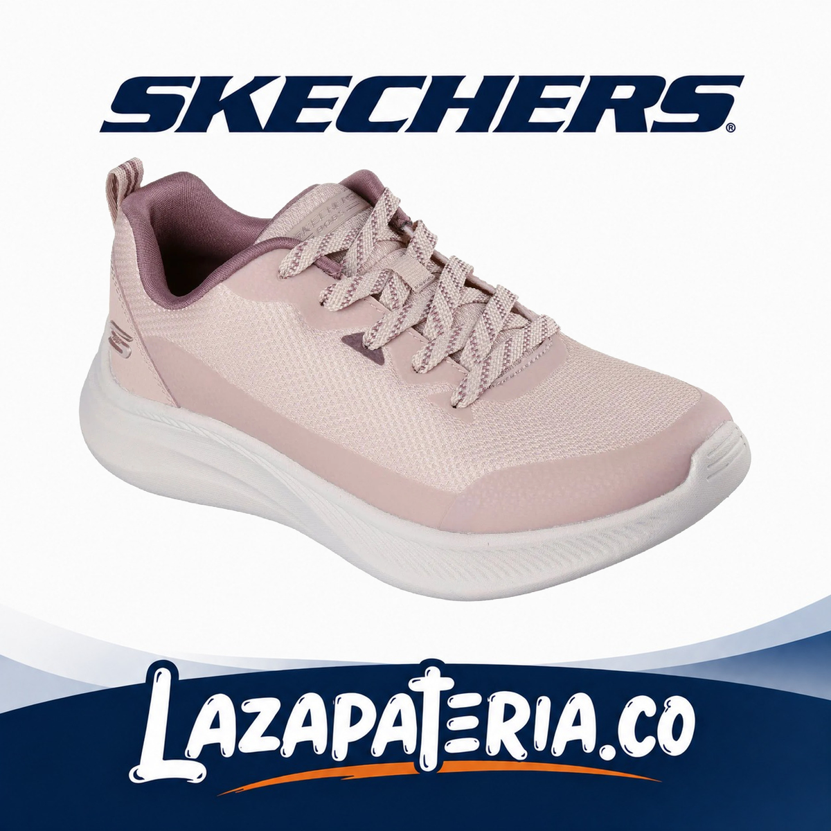 SKECHERS MUJER BOBS ROSADO C11P7730BLSH