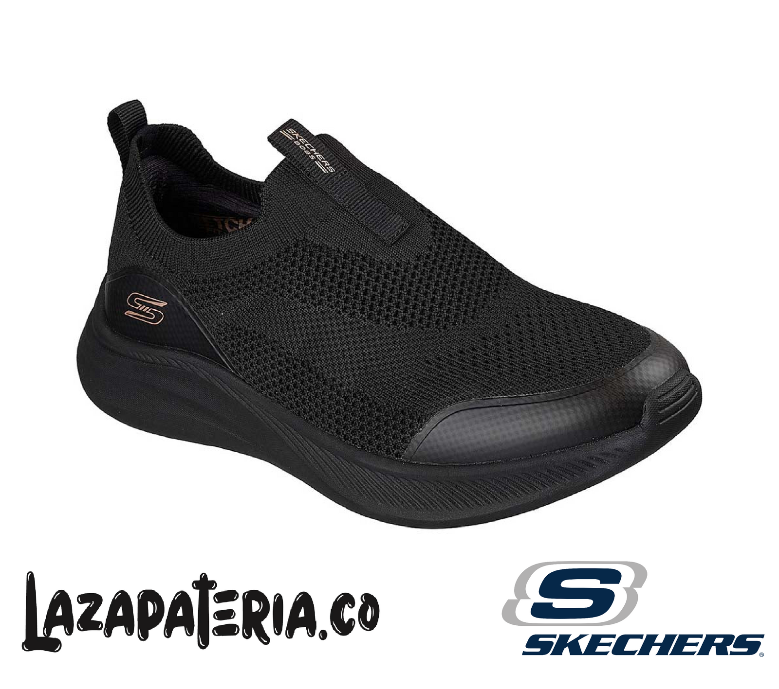 SKECHERS MUJER BOBS NEGRO C11P7734BBK