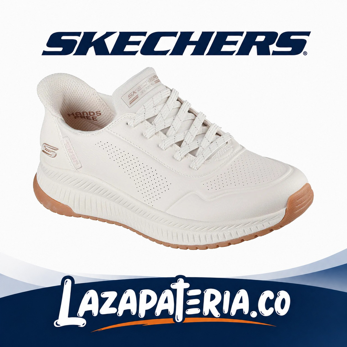 SKECHERS MUJER BOBS BLANCO C11P7740WHT