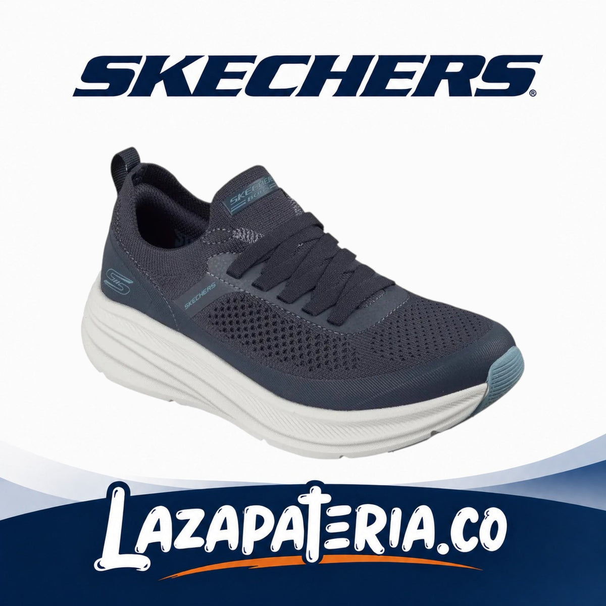 Tenis Skechers BOBS Sport Skillz Mujer Azul Oscuro C11P7759DKNV