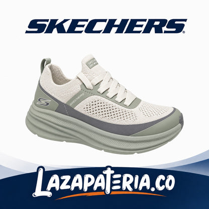 Tenis Skechers BOBS Sport Skillz Mujer Beige Oliva Too Vital C11P7759NTOL