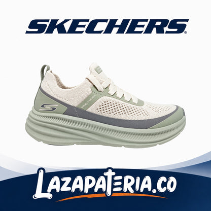 Tenis Skechers BOBS Sport Skillz Mujer Beige Oliva Too Vital C11P7759NTOL