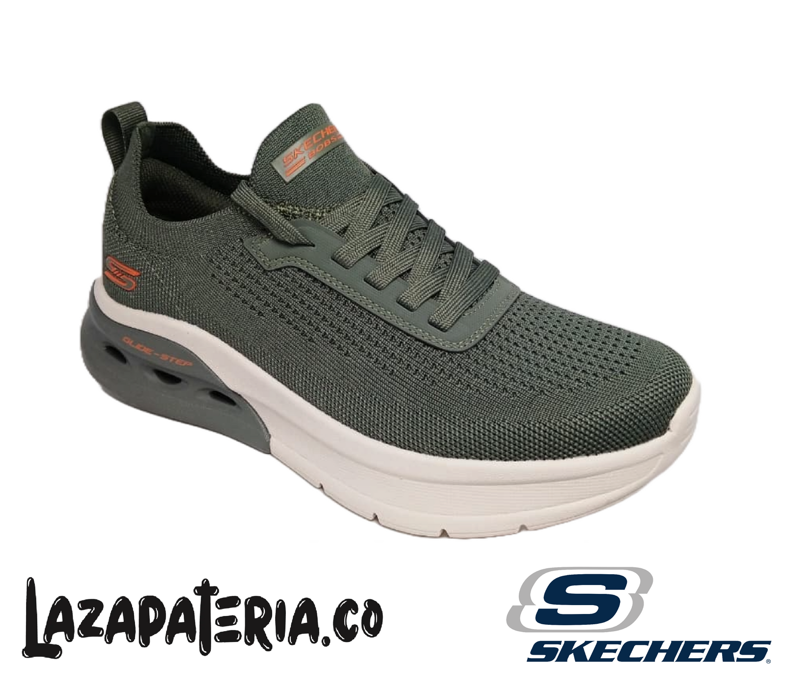 SKECHERS HOMBRE BOBS ARC WAVES 2.0 VERDE OLIVA C11P8344OLV
