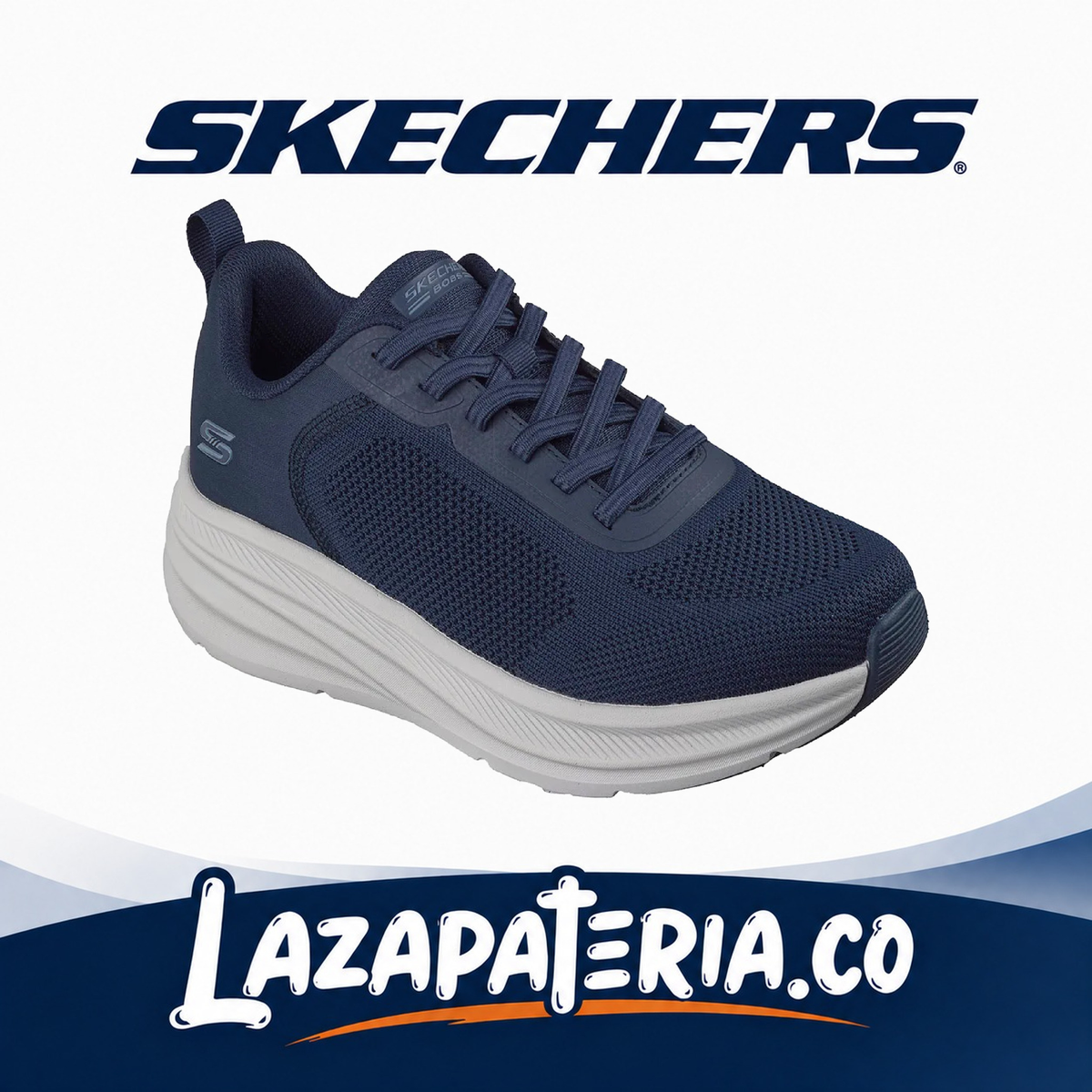 SKECHERS HOMBRE BOBS SPORT AZUL NAVY C11P8430NVY