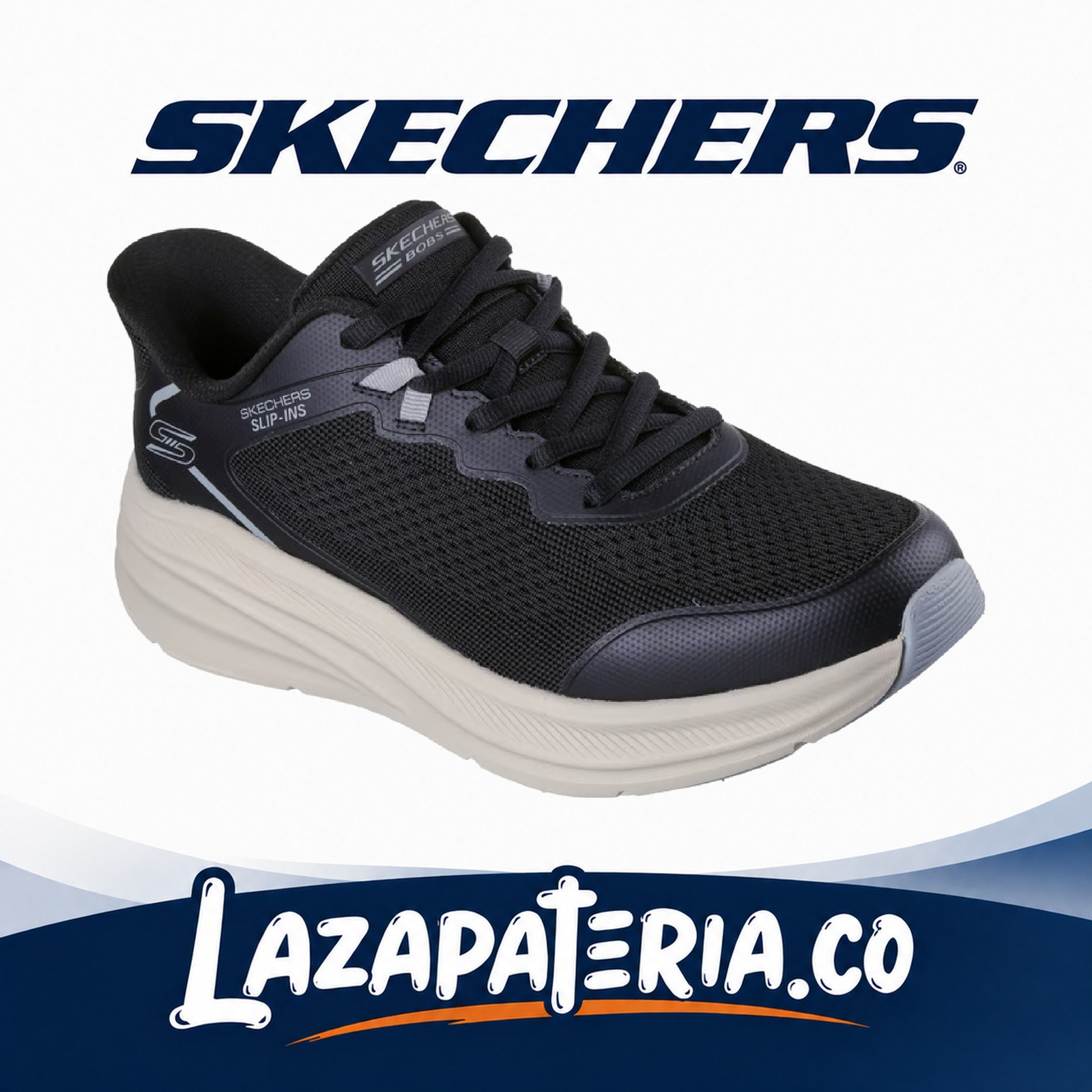 SKECHERS HOMBRE SLIP-INS NEGRO C11P8431BLK