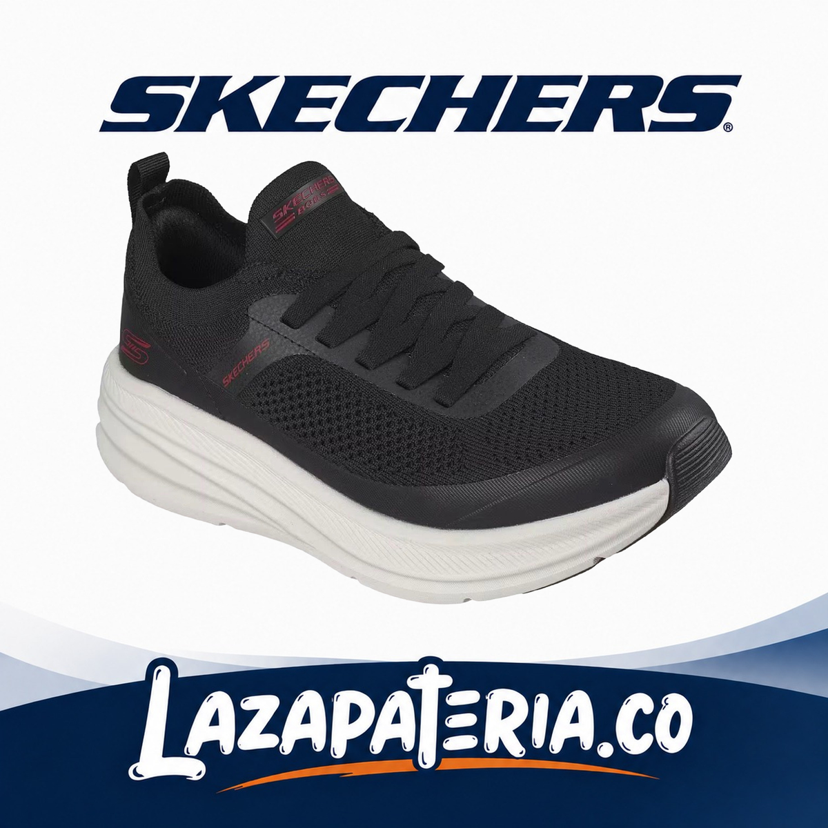 SKECHERS HOMBRE BOBS SPORT NEGRO C11P8433BLK