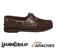 Cargar imagen en el visor de la galería, APACHES HOMBRE CP121 NUBUCK CAFÉ X AMARETO SUELA CAFÉ
