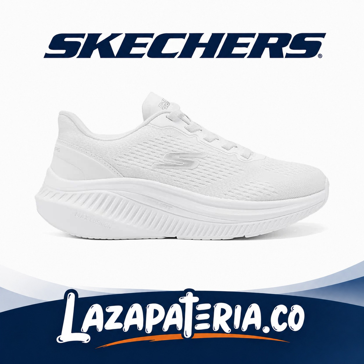 SKECHERS MUJER GO WALK BLANCO C12P5581WHT