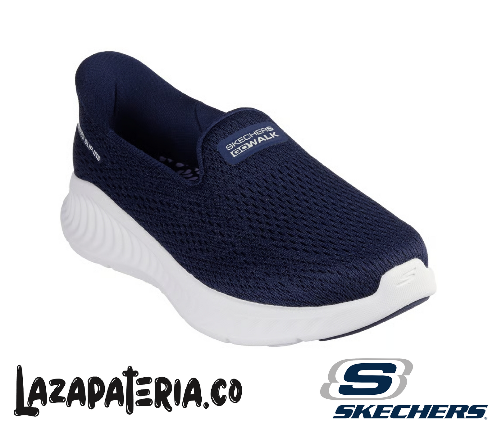 SKECHERS MUJER SLIP-INS AZUL NAVY C12P5644NVW