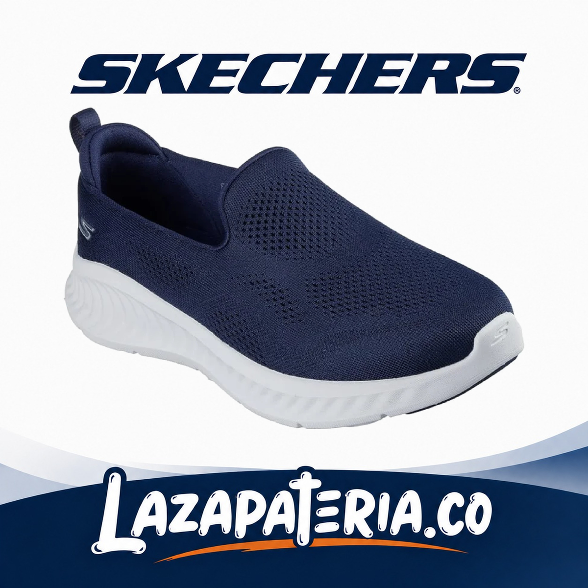 SKECHERS MUJER GO WALK AZUL NAVY C12P5645NVW