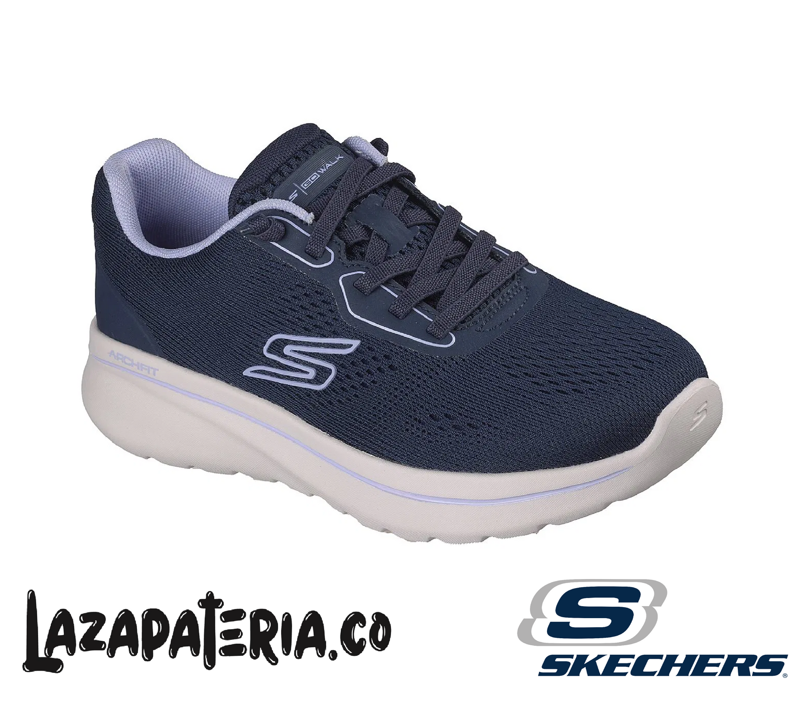SKECHERS MUJER GO WALK AZUL NAVY C12P5848NVPW