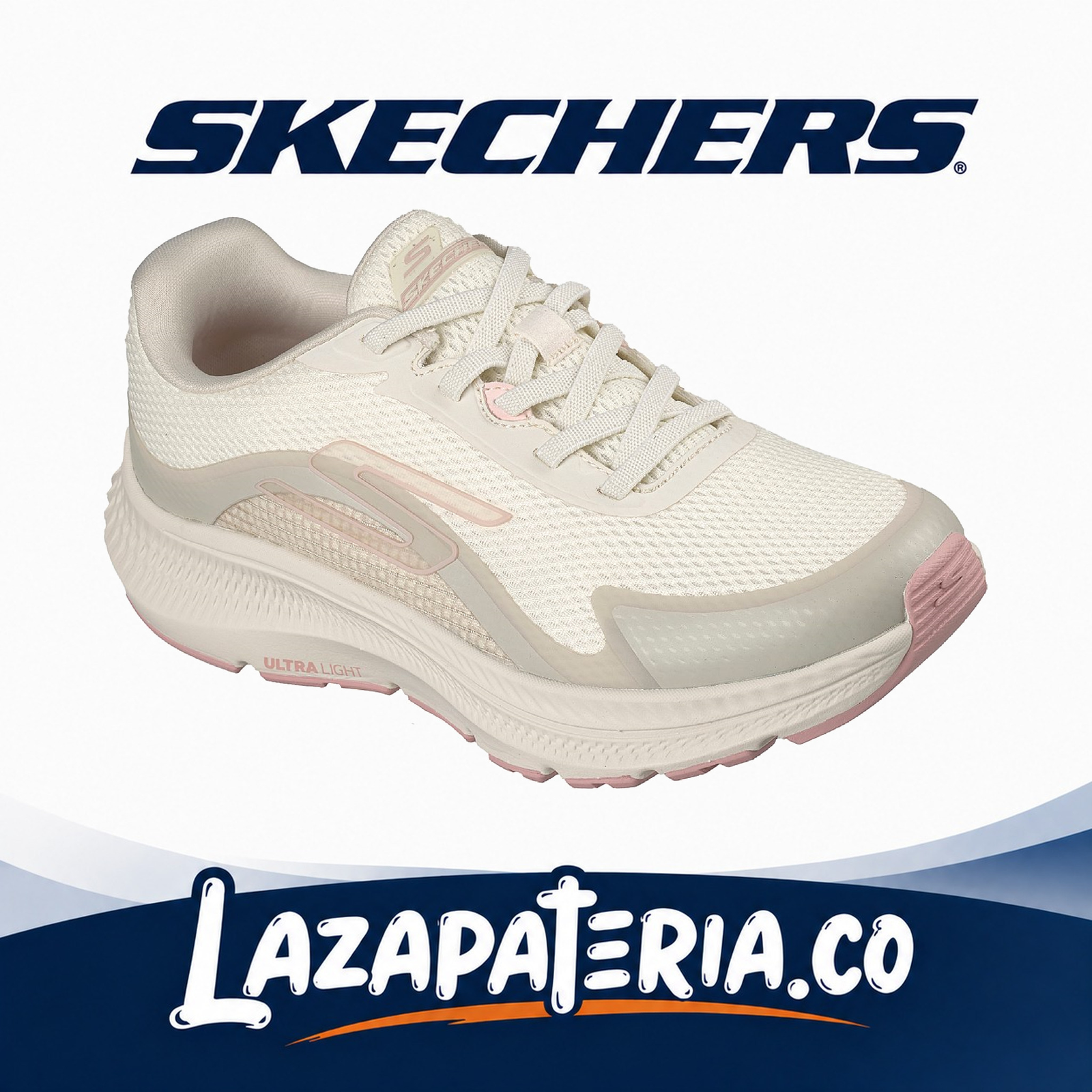 SKECHERS MUJER GORUN BEIGE C12P8650NAT