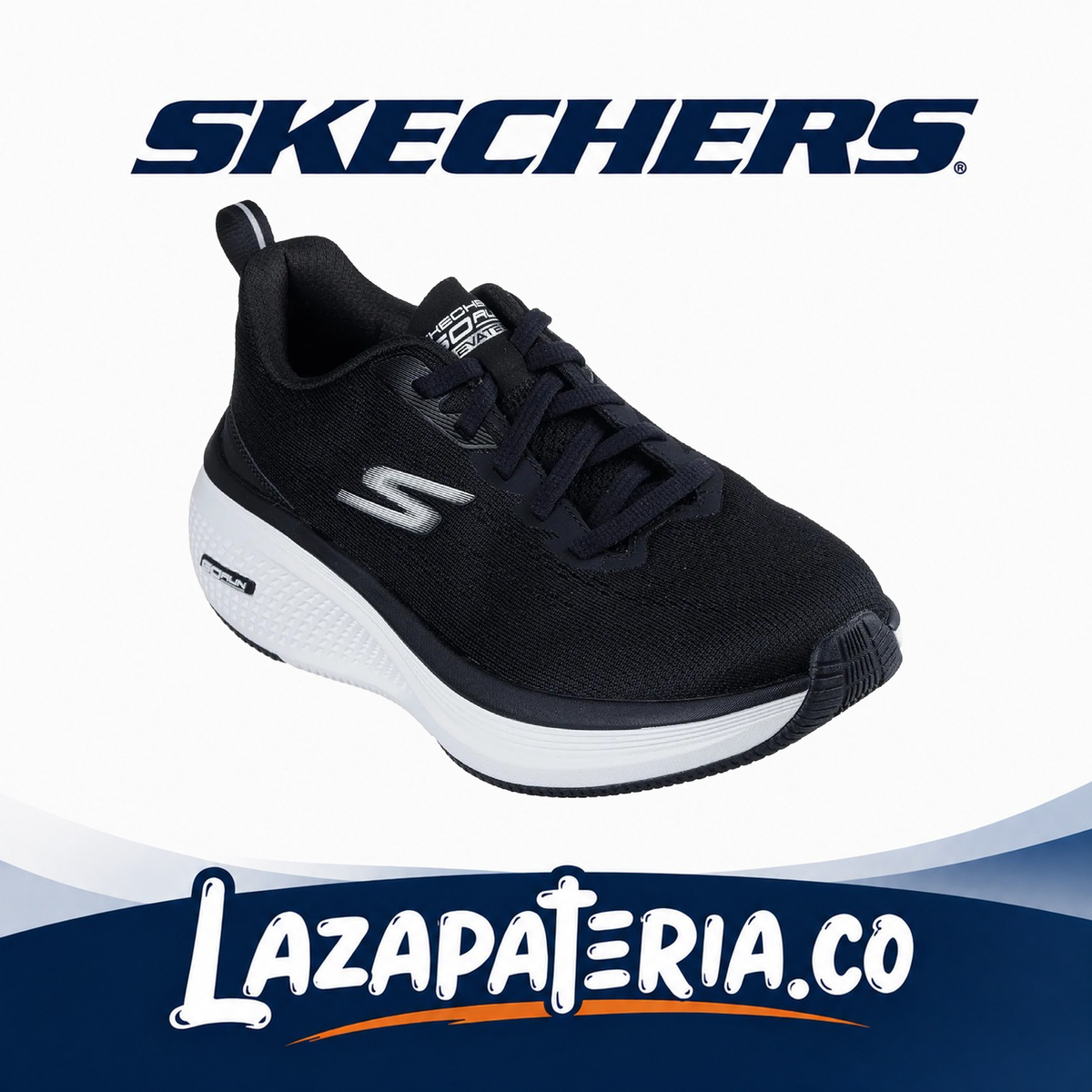 SKECHERS MUJER GORUN NEGRO C12P9000BKW